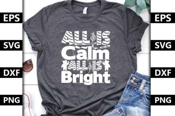 Christmas Quote SVG Design for T-Shirt Graphics