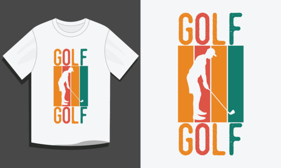 Golf T Shirt Vintage Quote Graphics for Print Templates