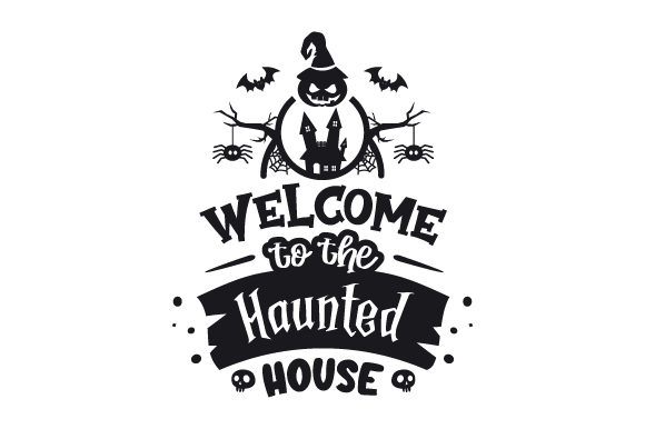 Welcome to the Haunted House Halloween Crafts Design