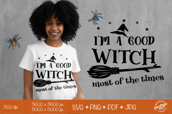 Witch Quote SVG for Halloween Graphics and Illustrations