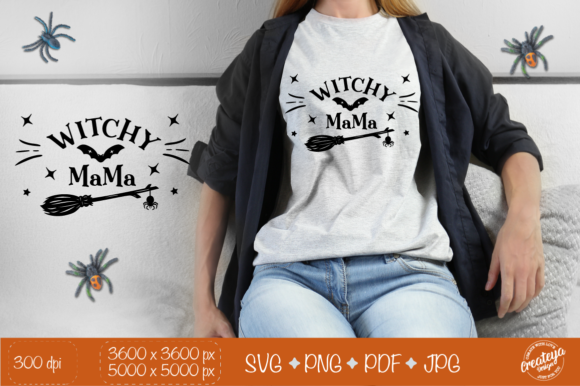 Witchy Mama Quote SVG for Crafting & Design